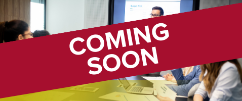 Banner reading “Coming Soon” for Managerial Accounting for Strategic Decisions in the Accounting Certificate.